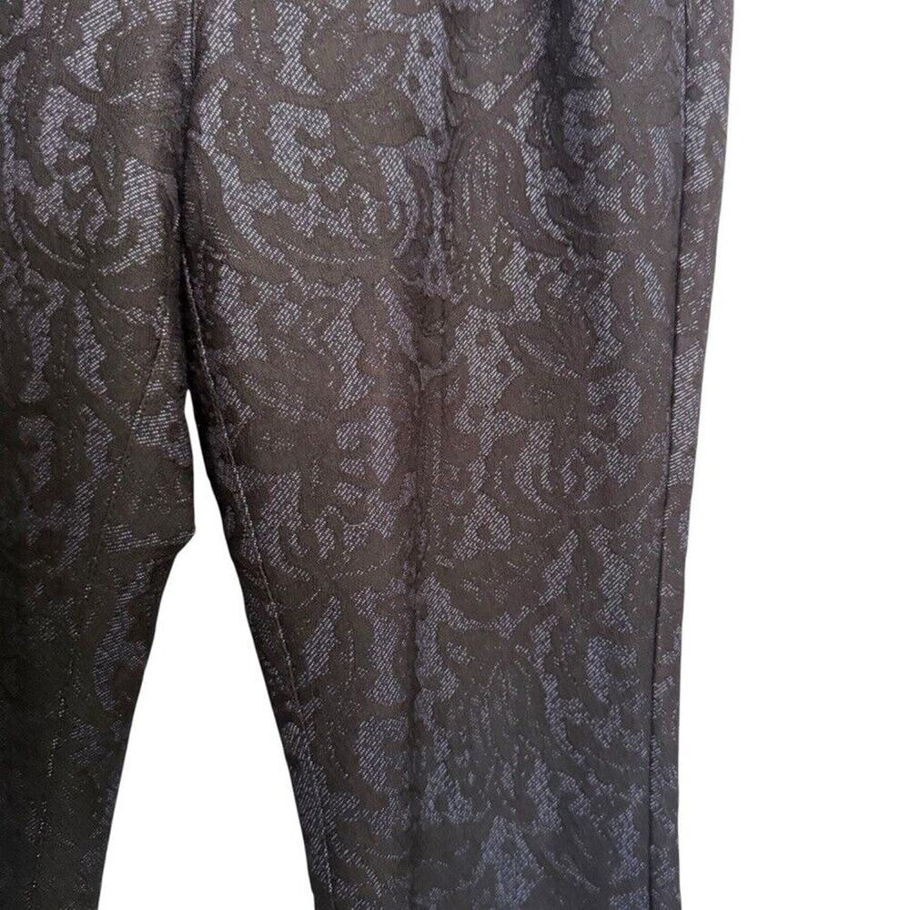 Cache Womens Textured Lace Bootcut Stretch Black … - image 6